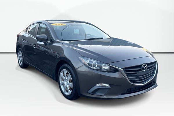 2016  Mazda3 GX | Cam | USB | HtdSeats | Bluetooth | Keyless