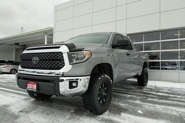 Used 2018 Toyota Tundra 4x4 Double Cab SR5 Plus 5.7L at North Bay Toyota in Ontario | #UP2405