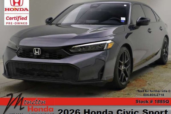2026 Honda Civic Sedan Sport