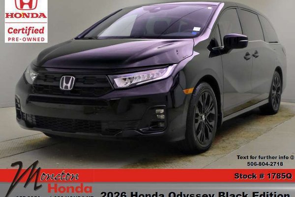 2026 Honda Odyssey Black Edition