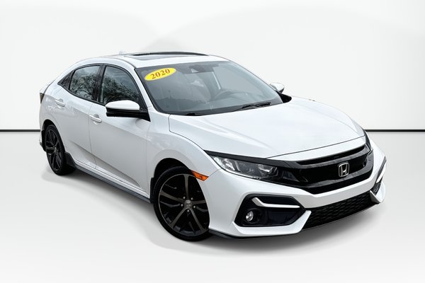 2020 Honda Civic Hatchback Sport | Roof | Cam | USB | Bluetooth | HtdSeats