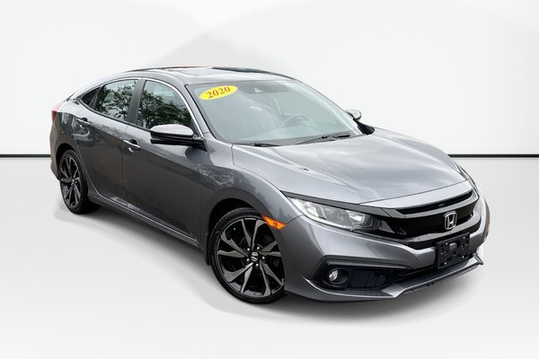 2020 Honda Civic Sport | Roof | Cam | USB | Htd Seats | Bluetooth