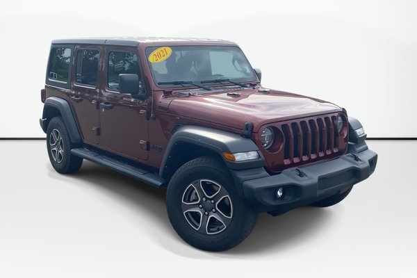 2021 Jeep Wrangler JK Unlimited Sport S | Cam | USB | Bluetooth | Cruise