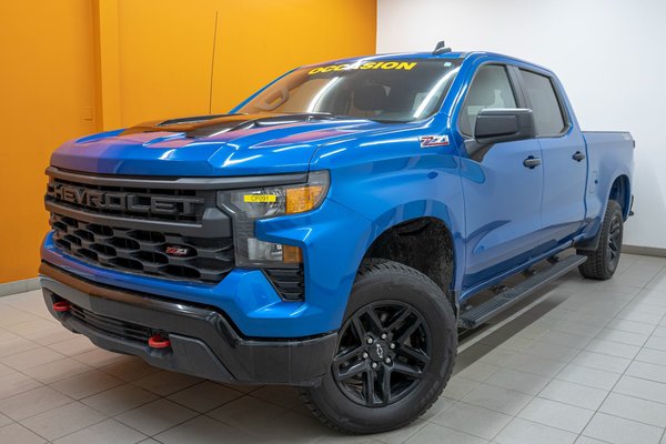 Silverado 1500 CUSTOM TRAIL BOSS CREW 4X4 V8 *GR REMORQ* CARPLAY