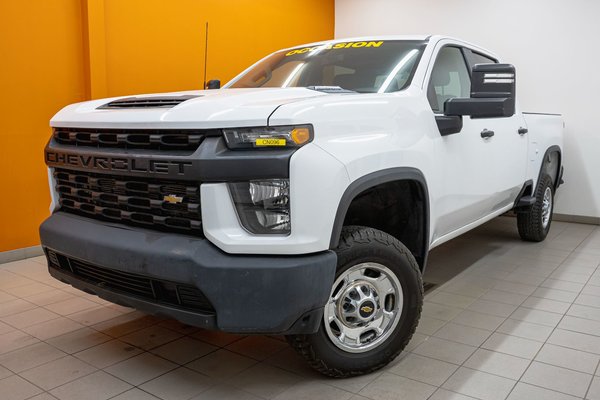 Silverado 2500HD WT CREW 4X4 V8 DIESEL *GR REMORQ* CARPLAY BEDLINER