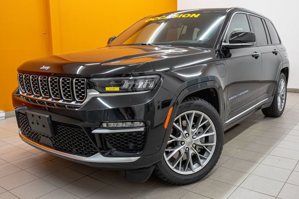 Grand Cherokee 4xe SUMMIT 4X4 *TOIT* NAV ECRAN VIDEO SIÈGES VENT HUD