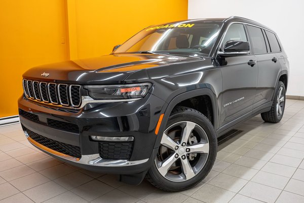 Grand Cherokee L LIMITED 4X4 *TOIT* NAV CUIR SIÈGES / VOLANT CHAUFF