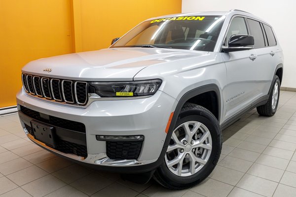 Grand Cherokee L LIMITED 4X4 *TOIT 7 PLACES NAV SIÈGES VENT CARPLAY
