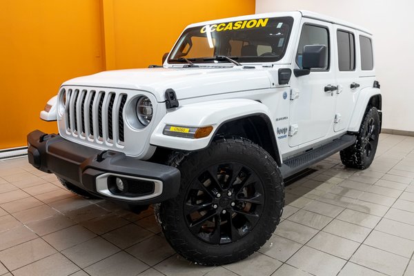 Wrangler 4xe SAHARA 4X4 GR TECH *NAV* GR REMORQ CUIR MCKINLEY