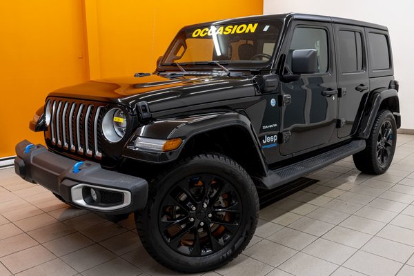 Wrangler 4xe SAHARA 4X4 *NAV* CUIR *SIEGES CHAUFF* GR. REMORQ