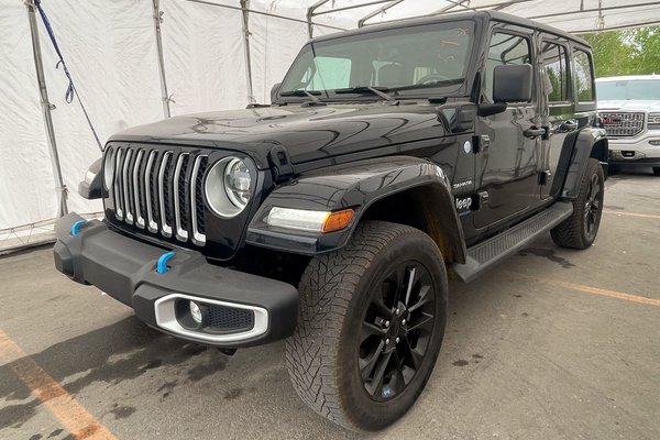Wrangler 4xe SAHARA 4X4 *CUIR* NAV *GR. REMORQ* SIEGES CHAUFF