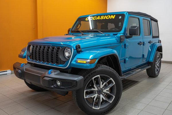 Wrangler 4xe SPORT S 4X4 *GR REMORQ* REG ADAPT CARPLAY *BAS KM*