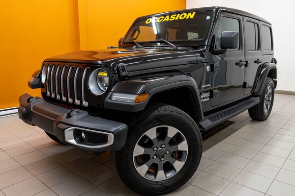 Wrangler Unlimited SAHARA 4X4 *DIESEL* TOIT SKY *NAV* SIEGES CHAUFF