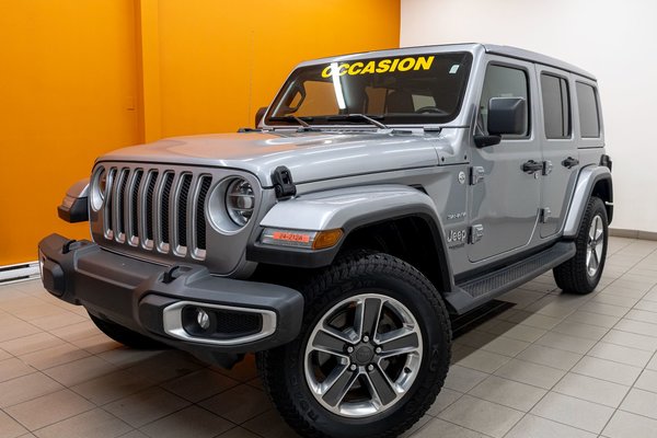 Wrangler Unlimited SAHARA  4X4 *TOIT SKY* NAV SIÈGES / VOLANT CHAUFF