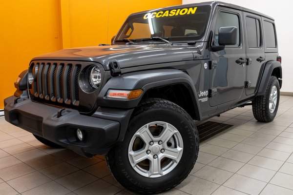 Wrangler SPORT 4X4 V6 *CARPLAY* SIÈGES / VOLANT CHAUFF