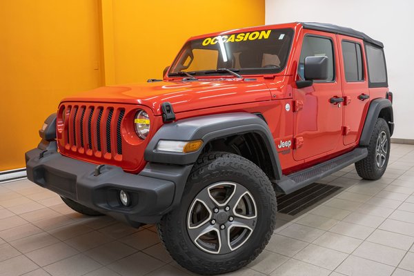 Wrangler SPORT 4X4 *GR TECH *SIÈGES / VOLANT CHAUF* CARPLAY