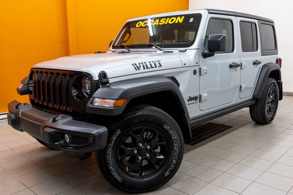 Wrangler WILLYS 4X4 V6 *NAV* GR. TECH SIÈGES / VOLANT CHAUF