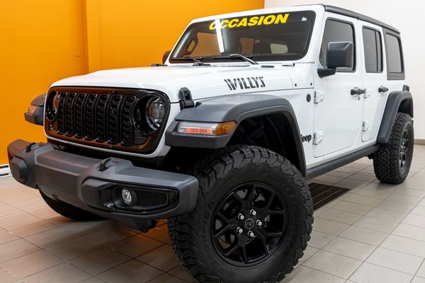 Wrangler WILLYS 4X4 *GR TECH* SIÈGES / VOLANT CHAUF CARPLAY