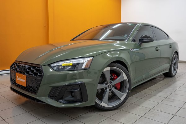 A5 Sportback PROGRESSIV BLACK OPTIC S-LINE QUATTRO *TOIT* NAV