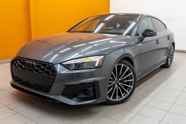 A5 Sportback TECHNIK SLINE QUATTRO *TOIT* NAV CUIR BLACK OPTIC