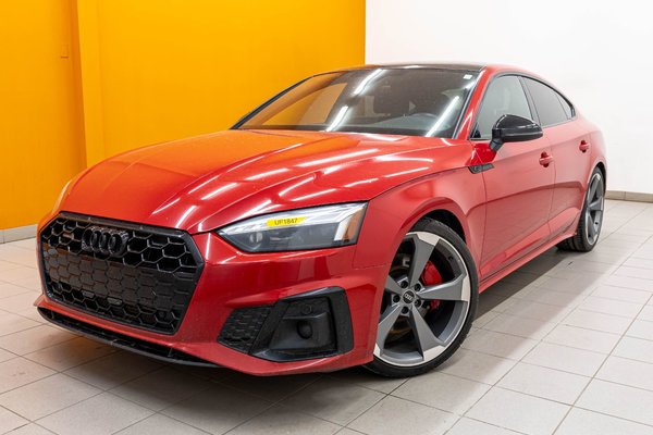 A5 Sportback PROGRESSIV S LINE QUATTRO *TOIT* NAV CUIR CARPLAY