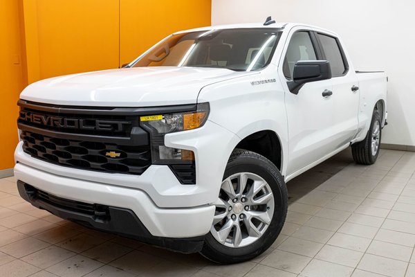 Silverado 1500 CUSTOM CREW 4X4 *CARPLAY* GR REMORQ BOITE 6.6 WIFI