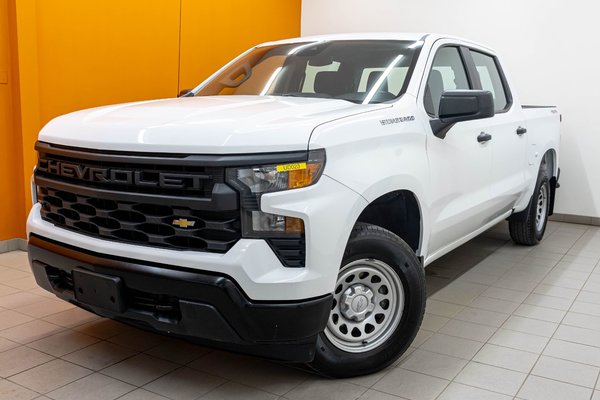 Silverado 1500 WT CREW 4X4 V8 *CARPLAY* GR REMORQ BLUETOOTH USB