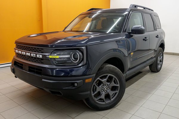 BRONCO SPORT BADLANDS 4X4 *TOIT* NAV *CUIR* CO-PILOT360+ *B&O