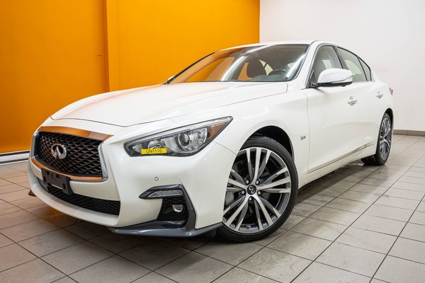 Q50 S AWD *TOIT* NAV CUIR SIÈGES CHAUFF BOSE REG ADAPT