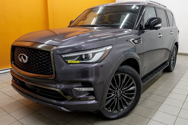 QX80 LUXURY AWD *8 PLACES* TOIT NAV CUIR SIÈGES VENTIL