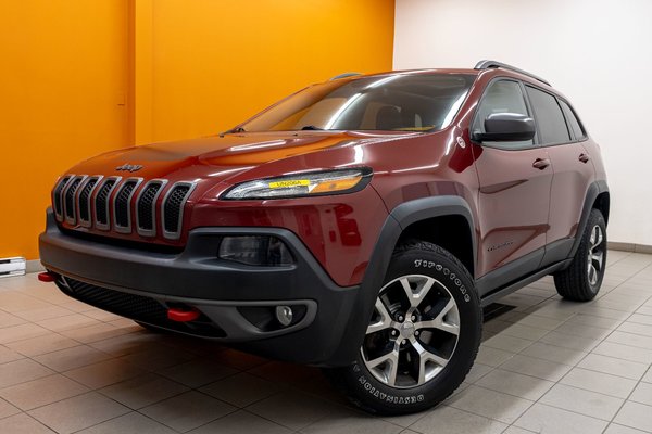 Cherokee TRAILHAWK 4X4 V6 *TOIT* NAV SIÈGES / VOLANT CHAUFF