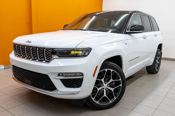 Grand Cherokee 4xe SUMMIT RESERVE 4X4 *TOIT* NAV SIÈGES VENT CUIR HUD
