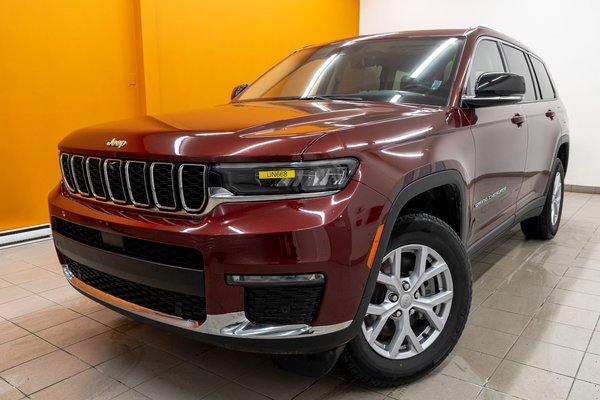 Grand Cherokee L LIMITED 4X4 *TOIT* NAV CUIR SIÈGES VENT HAYON ELEC