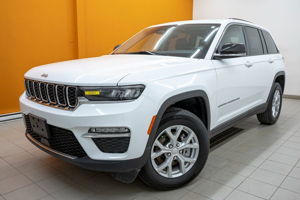 Grand Cherokee LIMITED 4X4 V6 *NAV* SIÈGES / VOLANT CHAUF CARPLAY