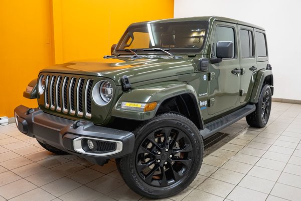 Wrangler 4xe SAHARA 4X4 GR SÉCURITÉ *NAV* CUIR SIÈGES CHAUFF