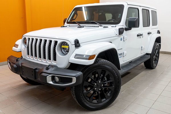 Wrangler 4xe SAHARA 4X4 GR SÉCURITÉ *NAV* CUIR SIÈGES CHAUFF