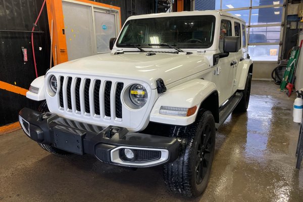 Wrangler 4xe SAHARA 4X4 GR SÉCURITÉ *NAV* CUIR SIÈGES CHAUFF