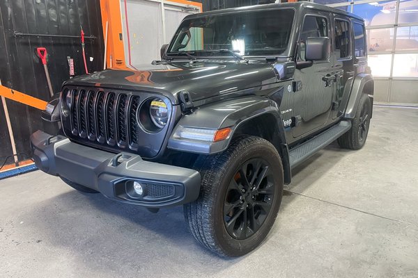 Wrangler 4xe SAHARA 4X4 *CUIR* NAV SIÈGES CHAUFF GR. SÉCURITÉ