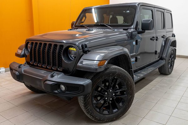 Wrangler 4xe SAHARA 4X4 *CUIR* NAV SIÈGES CHAUFF GR. SÉCURITÉ