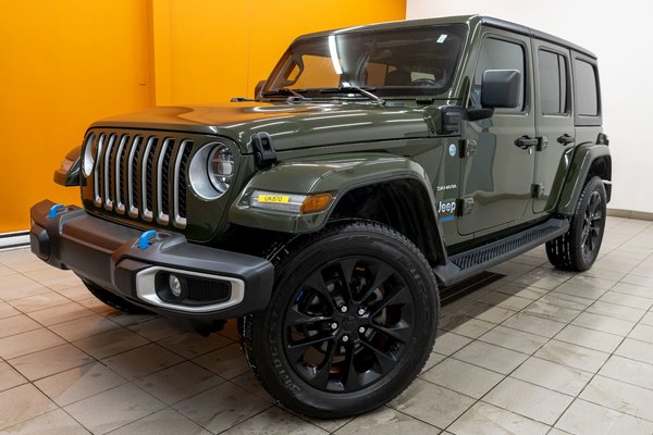 Wrangler 4xe SAHARA 4X4 GR TECH *NAV CUIR SIEGES CHAUF GR REMOR