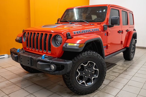 Wrangler 4xe RUBICON 4X4 *TOIT SKY* NAV CUIR SIÈGES CHAUFF