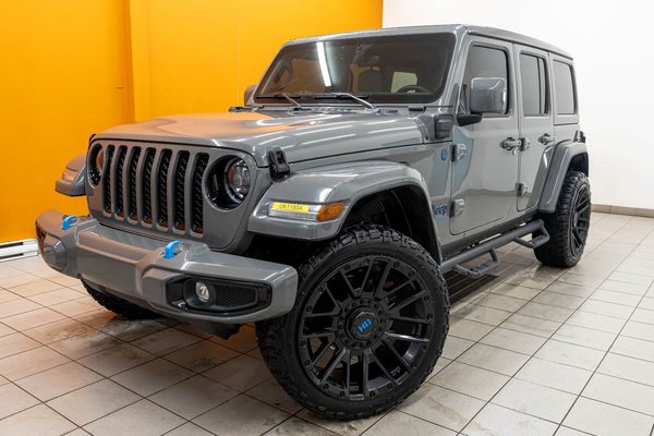 Wrangler 4xe SAHARA HIGH ALTITUDE 4X4 *NAV* CUIR SIÈGES CHAUFF