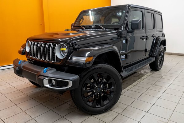 Wrangler 4xe SAHARA 4X4 GR TECH *NAV* CUIR SIÈGES CHAUFF