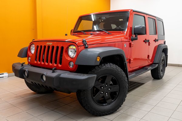 WRANGLER JK UNLIMITED SPORT 4X4 V6 *GR. REMORQ* BLUETOOTH A/C USB