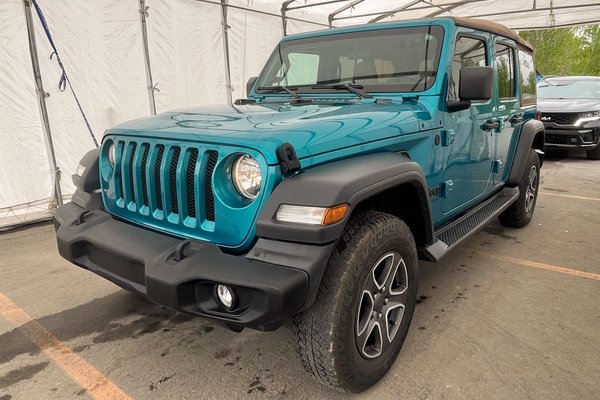 Wrangler Unlimited BLACK & TAN 4X4 V6 *SIÈGES / VOLANT CHAUFF* ALPINE