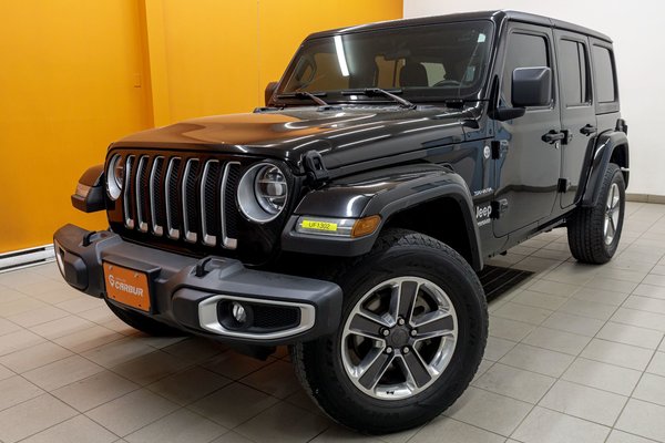 Wrangler Unlimited SAHARA 4X4 *SIÈGES / VOLANT CHAUFF* CARPLAY USB
