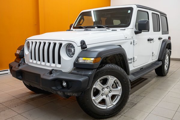 Wrangler Unlimited SPORT 4X4 V6 *SIÈGES / VOLANT CHAUFF* CARPLAY USB