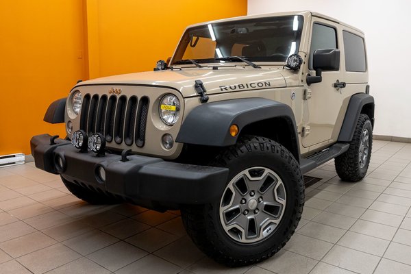 Wrangler RUBICON 4X4 V6 *NAV* CUIR SIÈGES CHAUFF GR. REMORQ