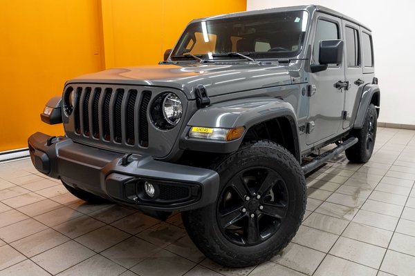 Wrangler SAHARA 4X4 V6 *NAV* CUIR ALTITUDE PKG SIÈGES CHAUF