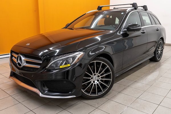 C-Class C300 4MATIC *TOIT* NAV CUIR SIÈGES CHAUFF ALERTES